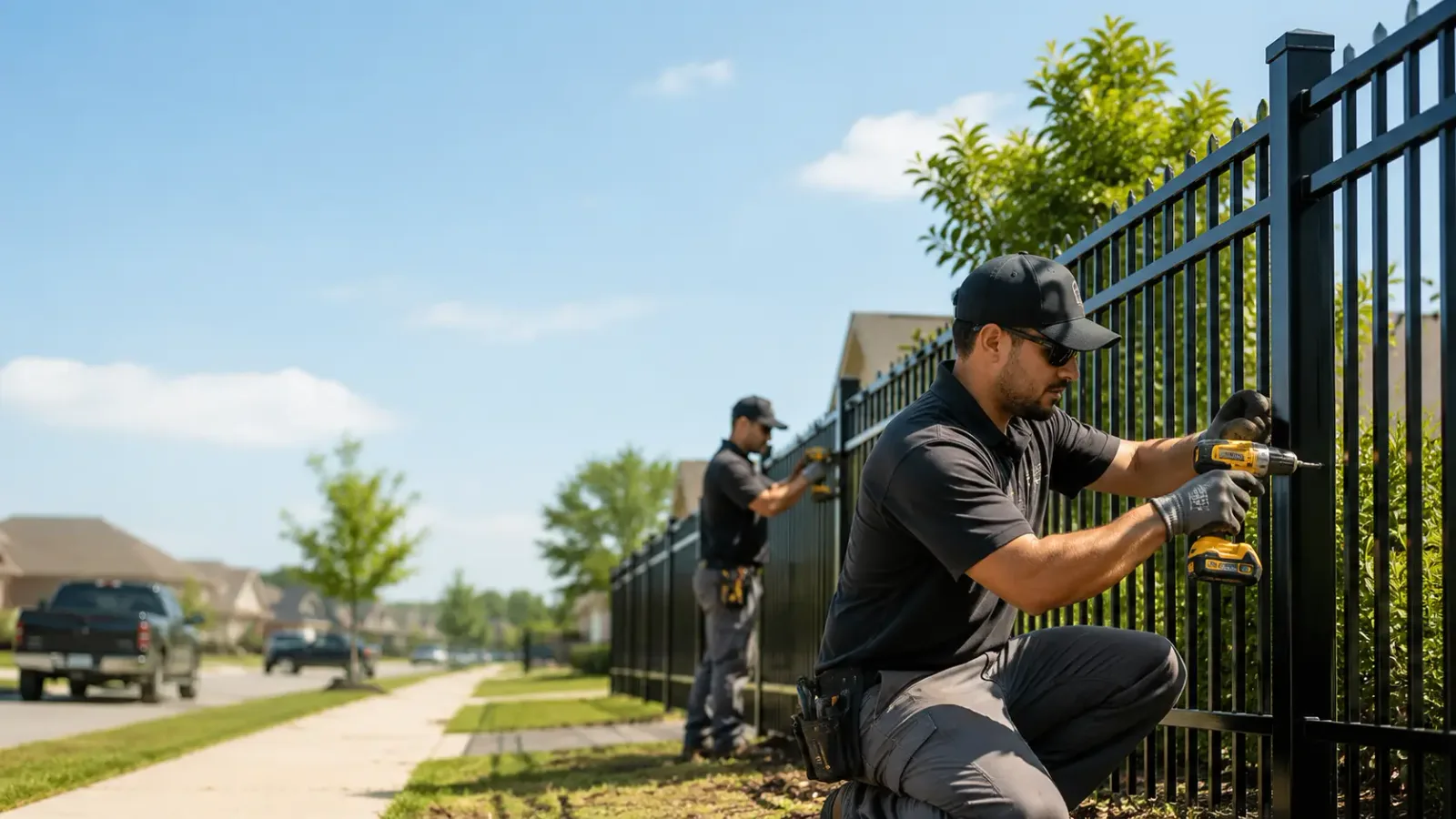 Metal Fence Installation in Webster, TX